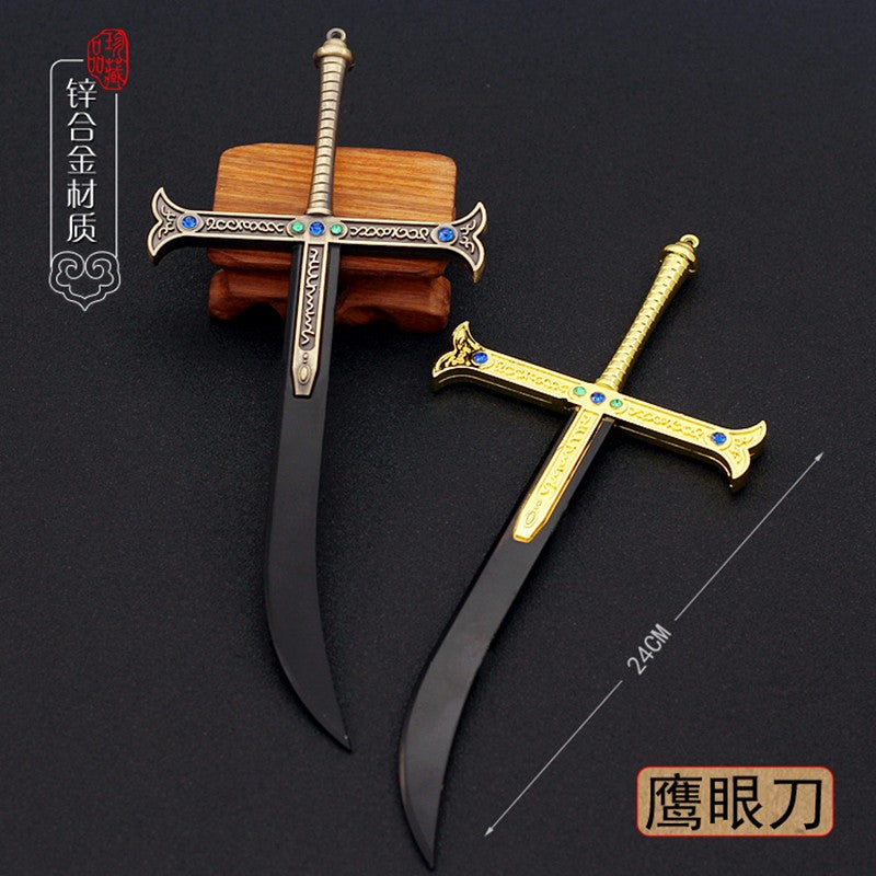 DRACULE MIHAWK MINI SWORD ONE PIECE - sword-anime